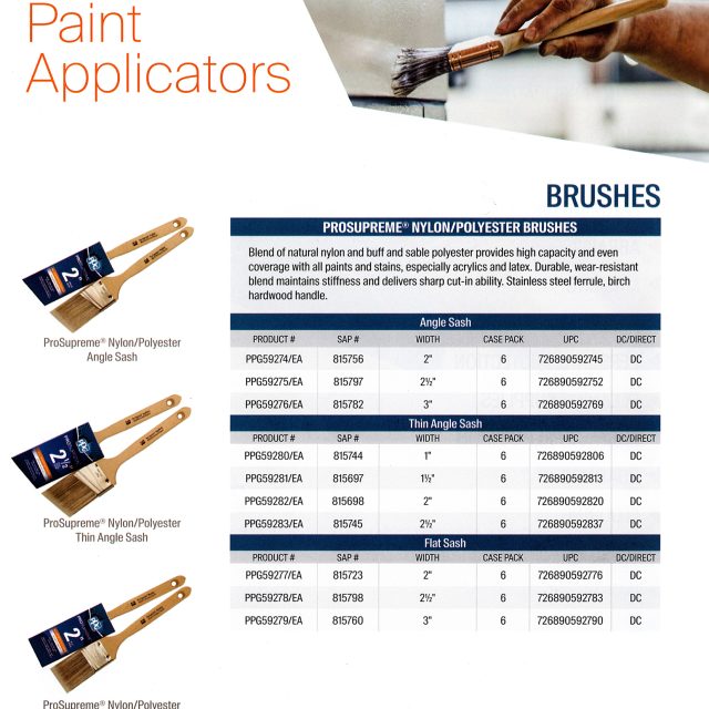 ProSupreme®Nylon/Polyester Brushes